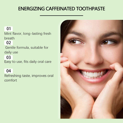 Energy-Boosting Caffeine Toothpaste