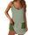 Women's Printed Sling Top One-piece Shorts Jumpsuit Casual Suit